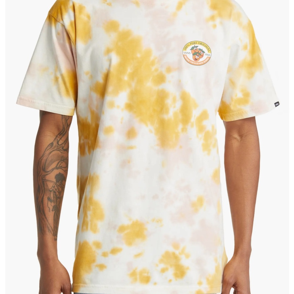 Vans Med NWOT Yellow Tie-Dye Banana Graphic Tee SOLD OUT - Picture 4 of 6